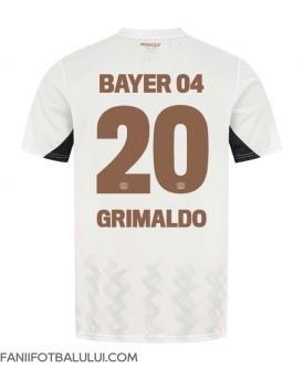 Bayer Leverkusen Alejandro Grimaldo #20 Tricou Fotbal Replică 2024-25 Barbati Deplasare